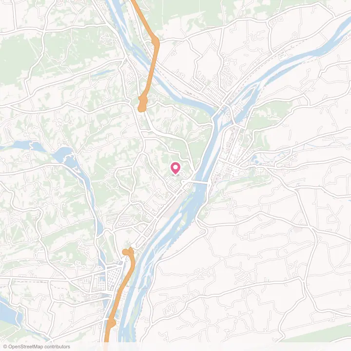 Map of the flower delivery area in Shamokin Dam, Pennsylvania