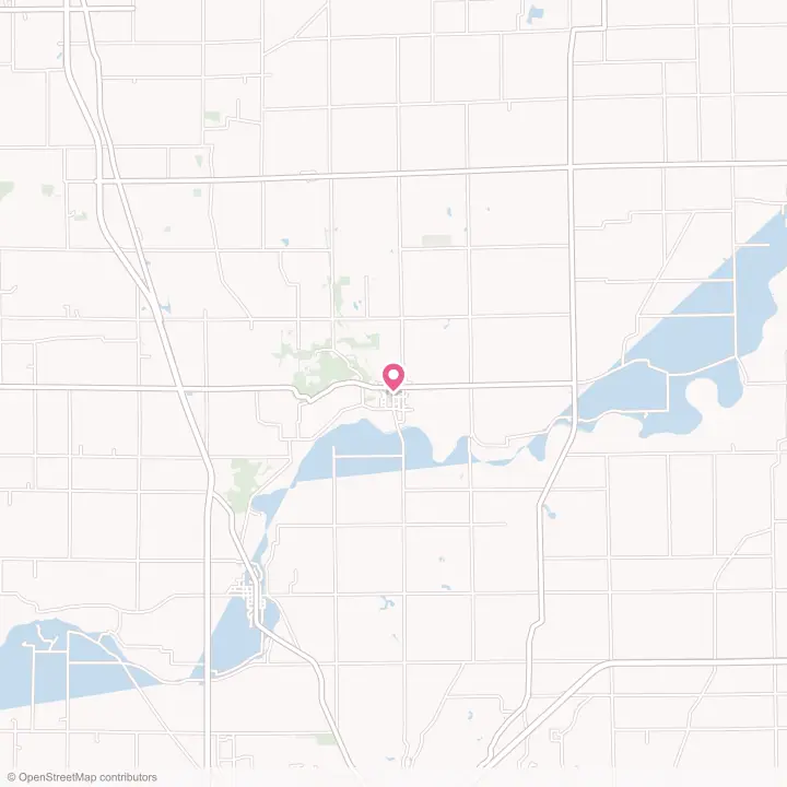 Map of the flower delivery area in Denver, Indiana