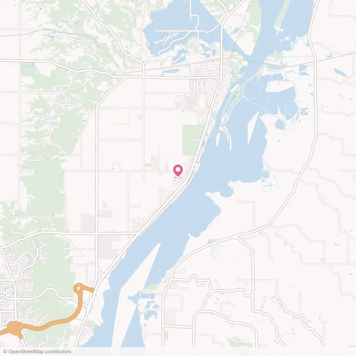 Map of the flower delivery area in Rome, Illinois