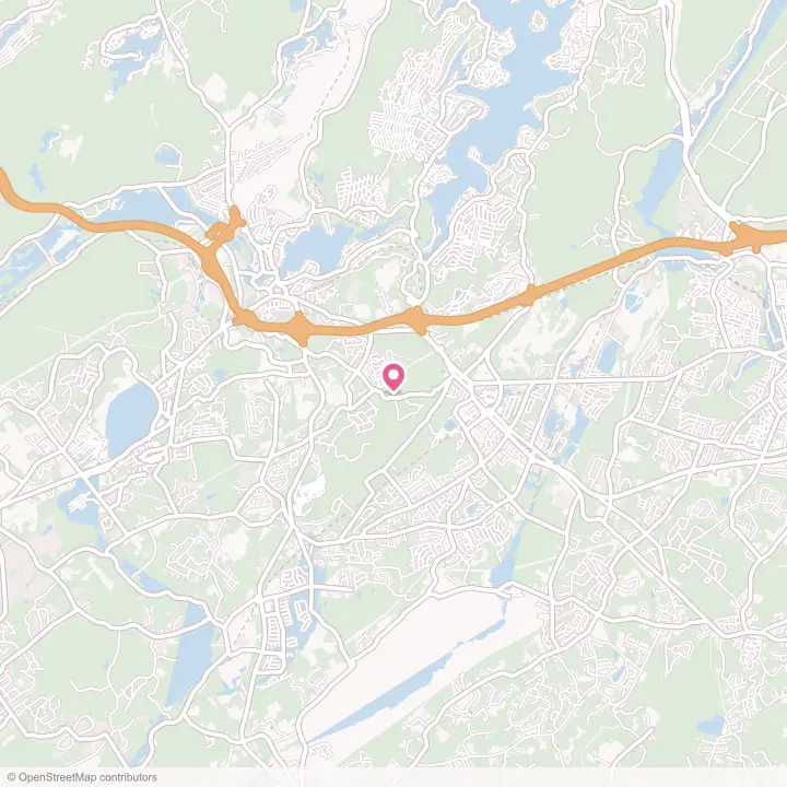 Map of the flower delivery area in Ledgewood, New Jersey