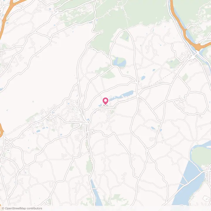 Map of the flower delivery area in East Bangor, Pennsylvania