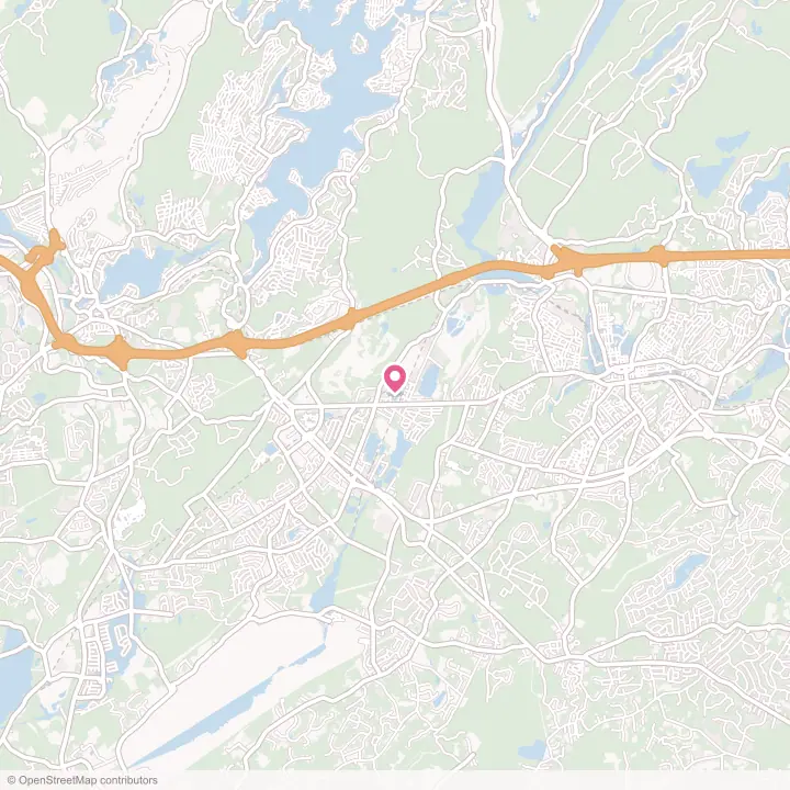 Map of the flower delivery area in Kenvil, New Jersey