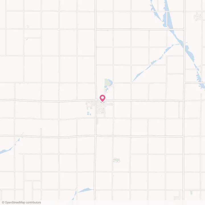 Map of the flower delivery area in Lenox, Iowa