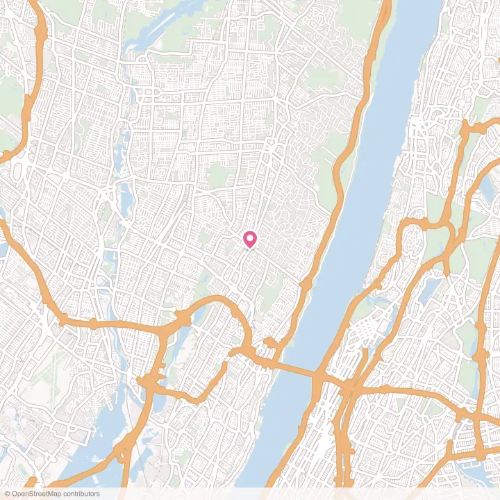 Map of the flower delivery area in Englewood, New Jersey