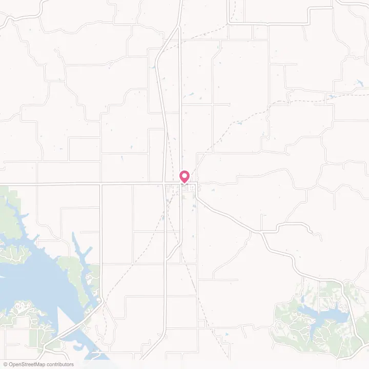 Map of the flower delivery area in Moravia, Iowa