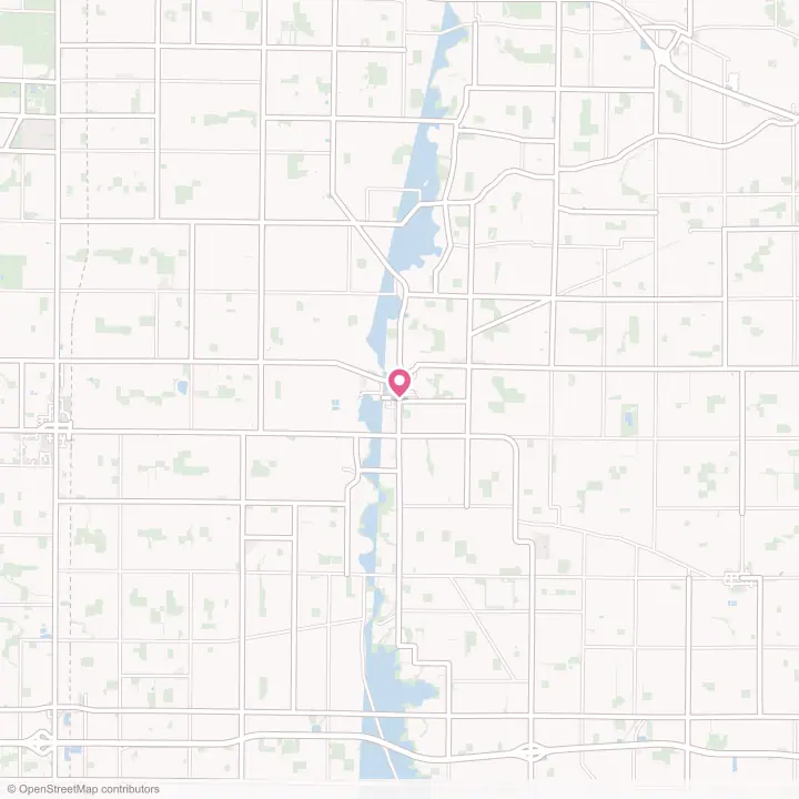 Map of the flower delivery area in Mount Blanchard, Ohio