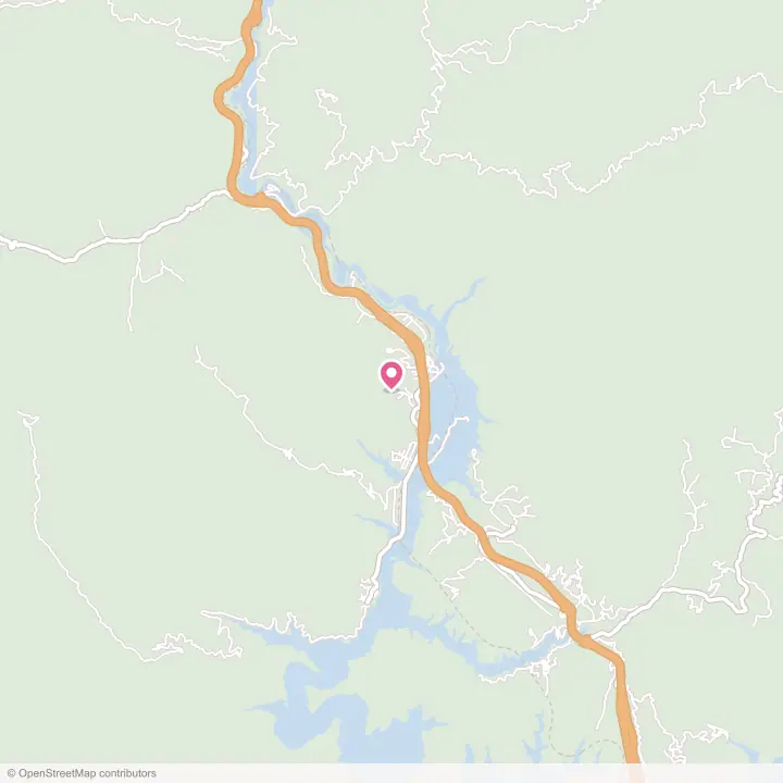 Map of the flower delivery area in Lakehead, California