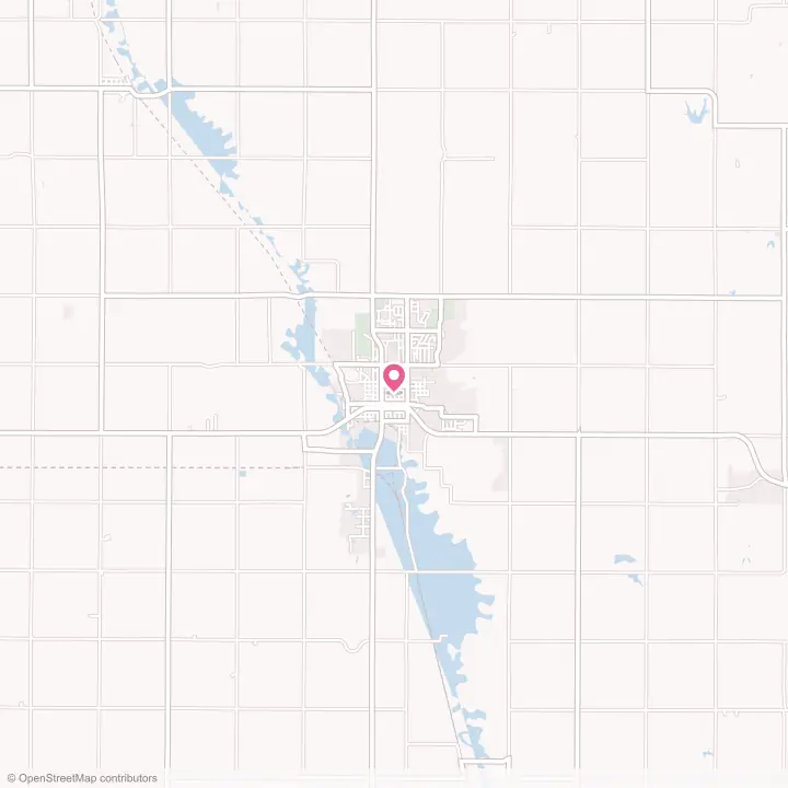 Map of the flower delivery area in Seward, Nebraska