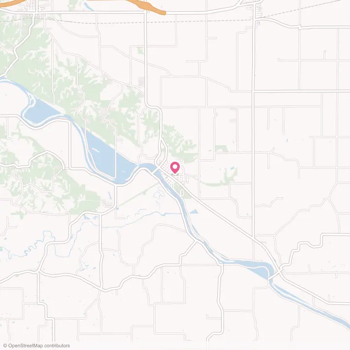 Map of the flower delivery area in Eldon, Iowa