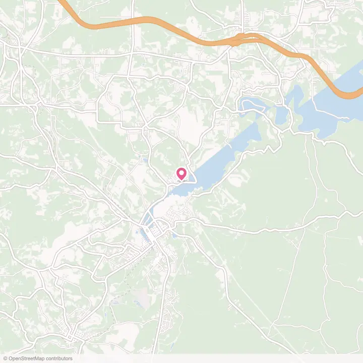 Map of the flower delivery area in Hawk Run, Pennsylvania