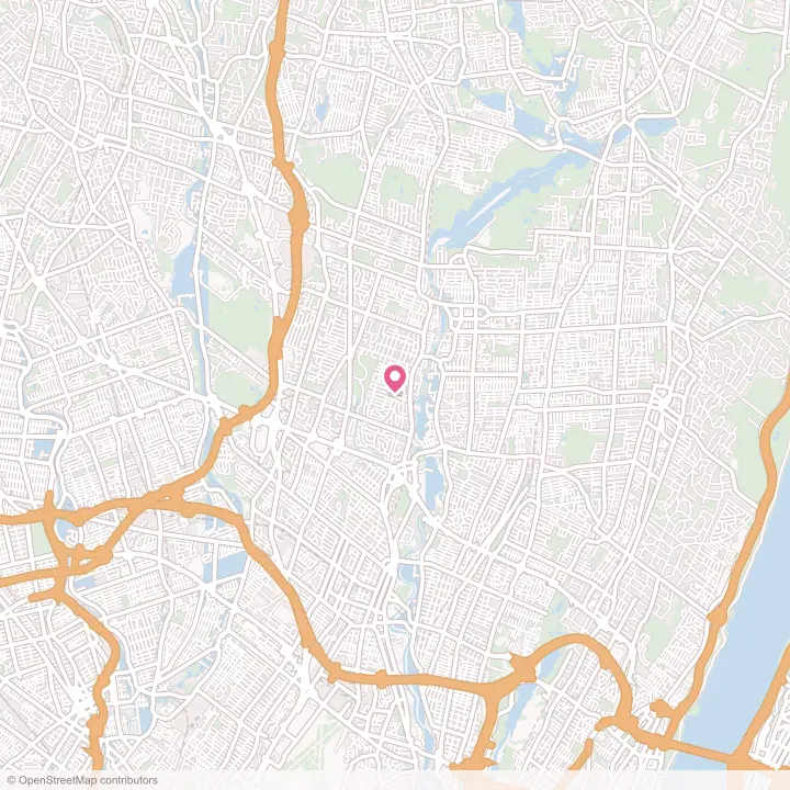 Map of the flower delivery area in River Edge, New Jersey