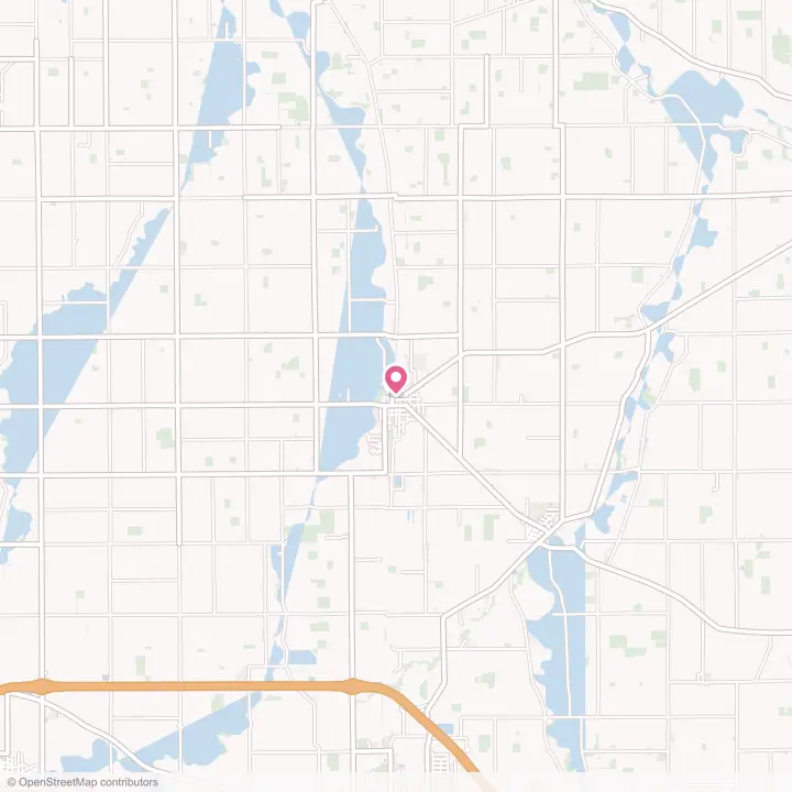 Map of the flower delivery area in Ottoville, Ohio