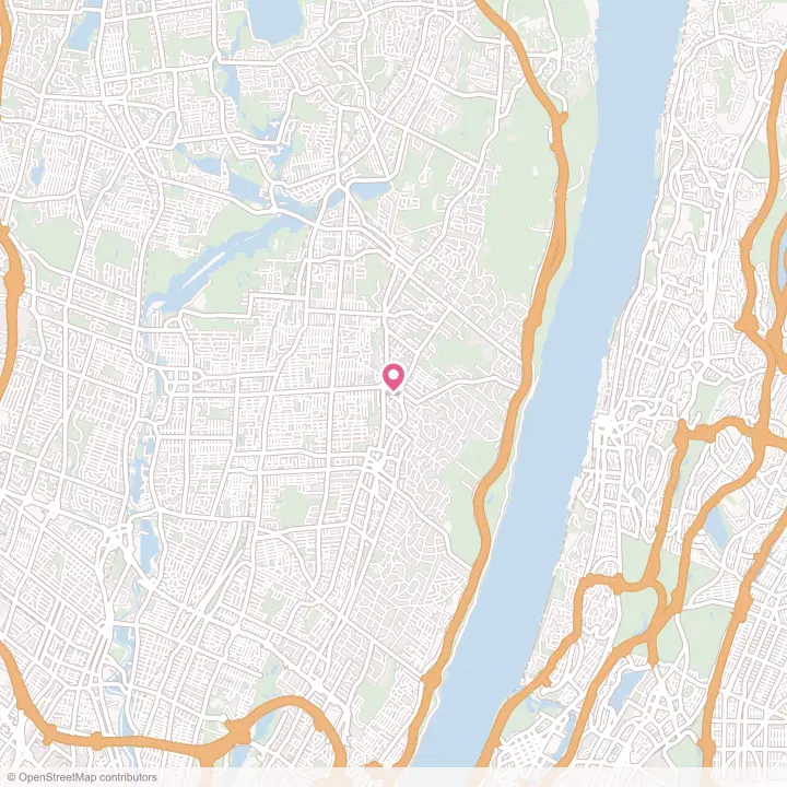 Map of the flower delivery area in Cresskill, New Jersey