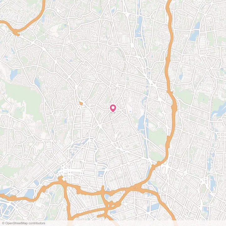 Map of the flower delivery area in Glen Rock, New Jersey
