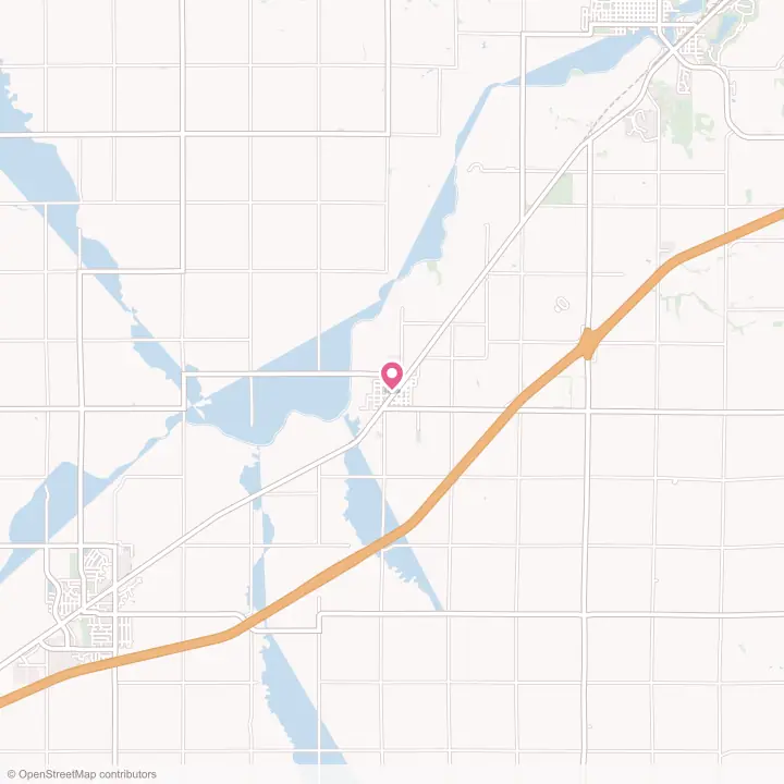 Map of the flower delivery area in Greenwood, Nebraska