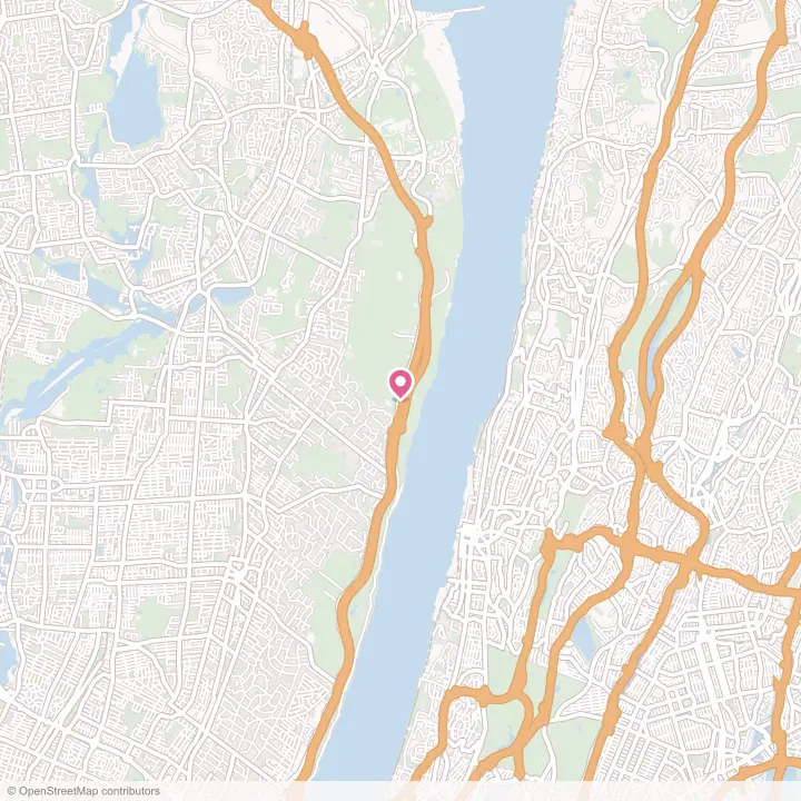 Map of the flower delivery area in Alpine, New Jersey