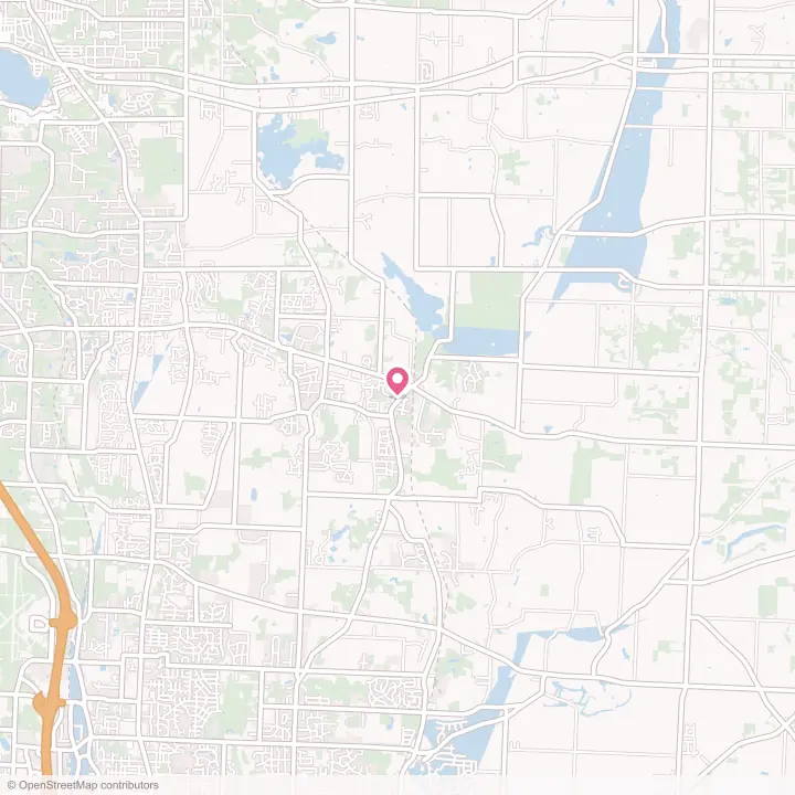 Map of the flower delivery area in Hartville, Ohio