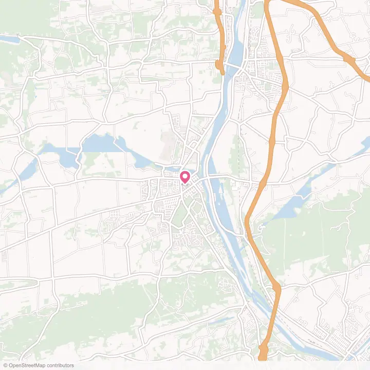 Map of the flower delivery area in Lewisburg, Pennsylvania