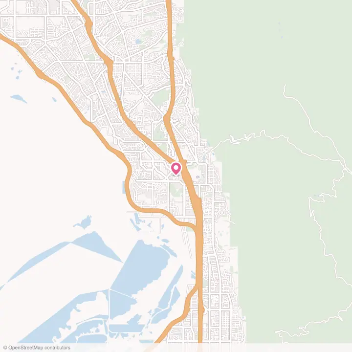 Map of the flower delivery area in Farmington, Utah