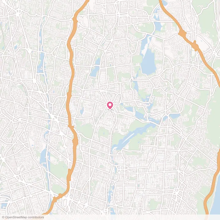 Map of the flower delivery area in Westwood, New Jersey