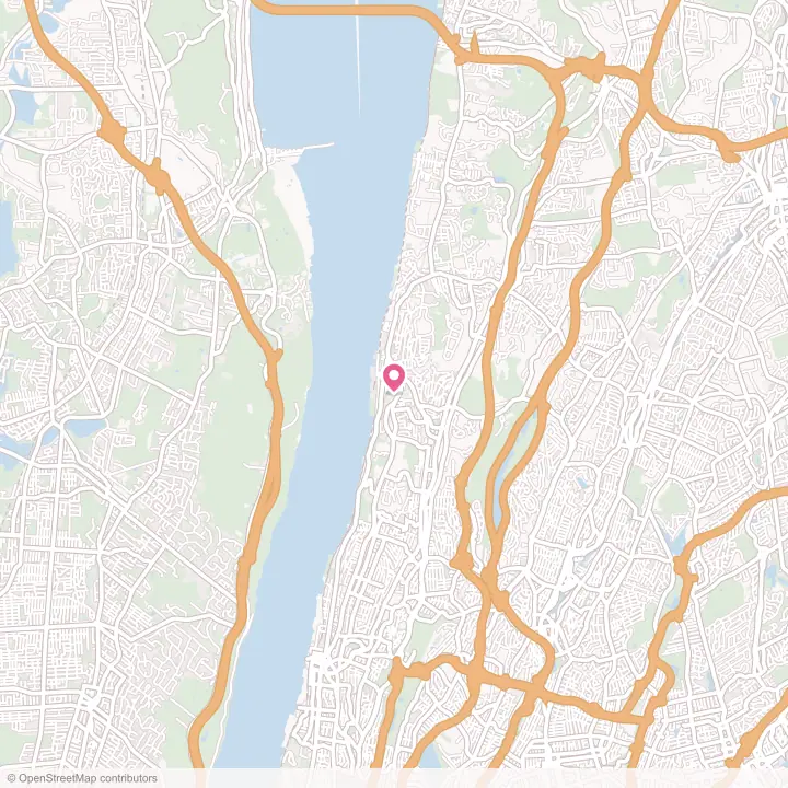Map of the flower delivery area in Hastings-on-Hudson, New York