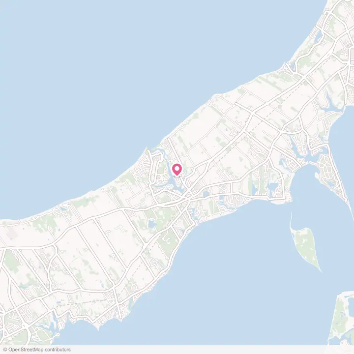 Map of the flower delivery area in Mattituck, New York