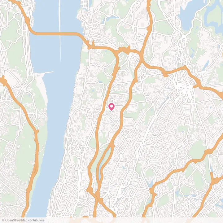 Map of the flower delivery area in Ardsley, New York