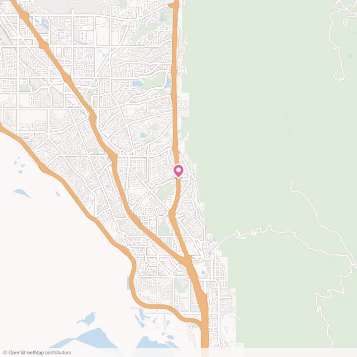 Map of the flower delivery area in Fruit Heights, Utah