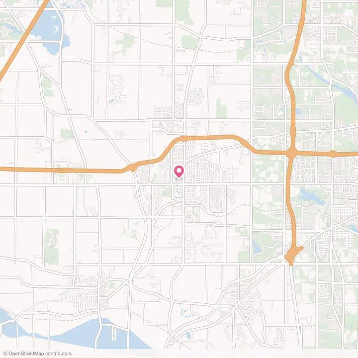 Map of the flower delivery area in Wadsworth, Ohio