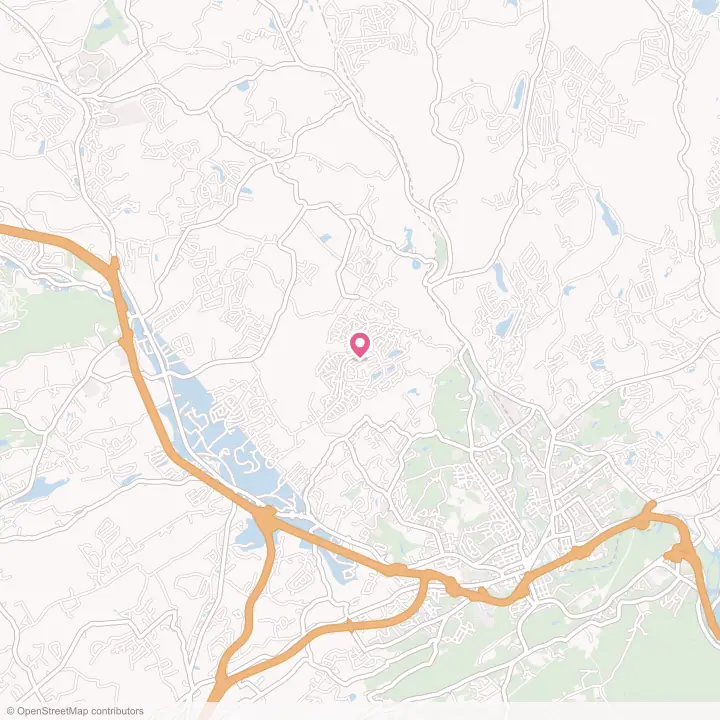 Map of the flower delivery area in Penn Estates, Pennsylvania