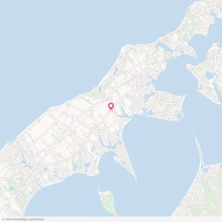 Map of the flower delivery area in Peconic, New York