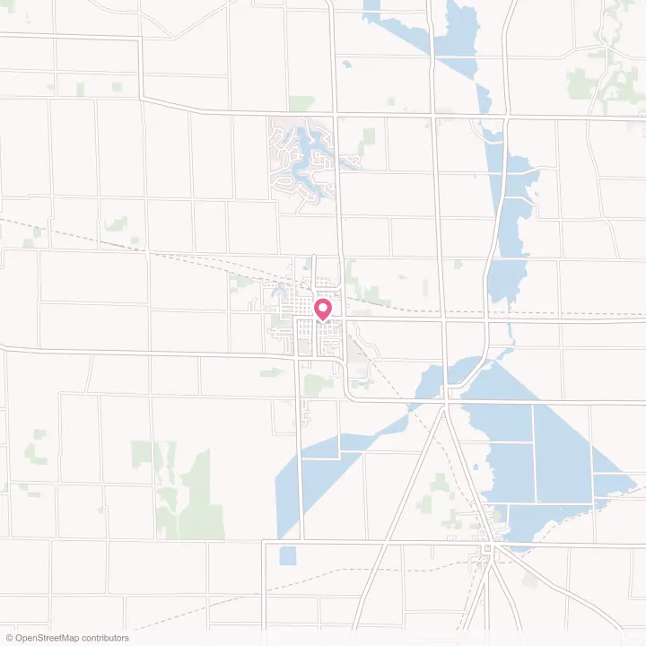 Map of the flower delivery area in Willard, Ohio