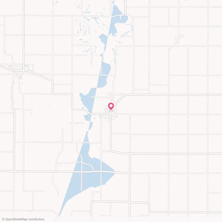 Map of the flower delivery area in Wyoming, Illinois