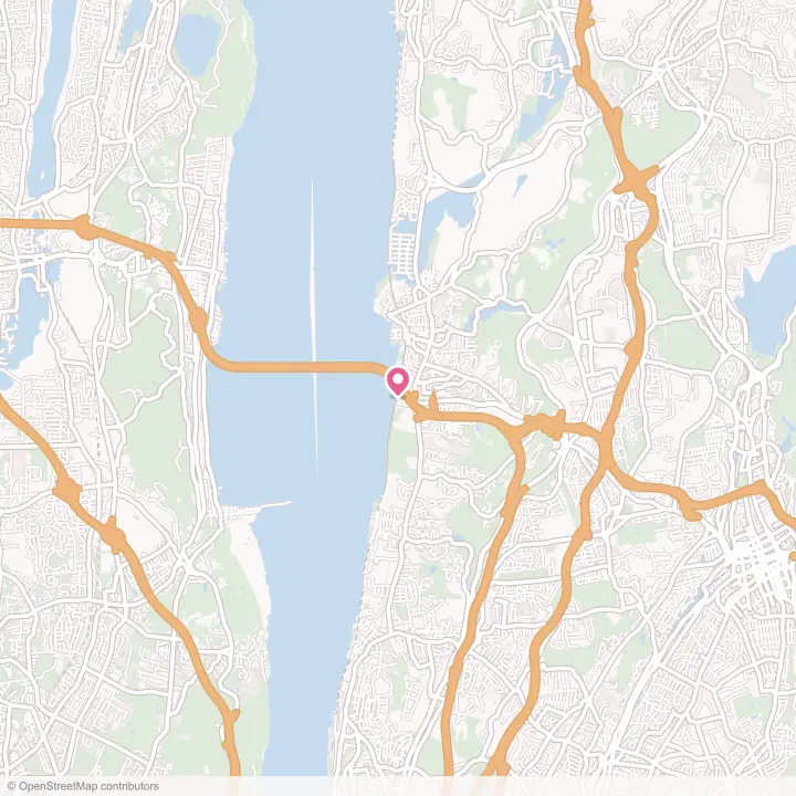 Map of the flower delivery area in Tarrytown, New York