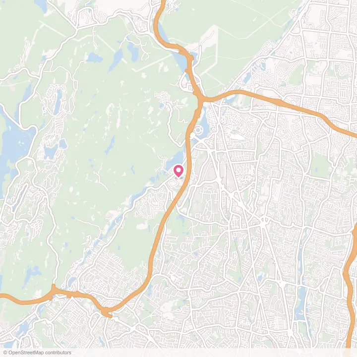 Map of the flower delivery area in Ramapo College of New Jersey, New Jersey