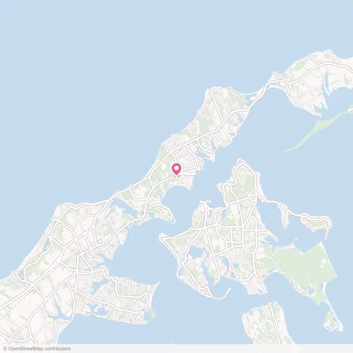 Map of the flower delivery area in Greenport West, New York