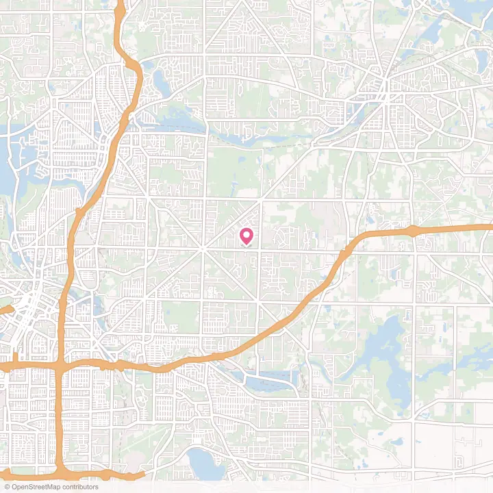 Map of the flower delivery area in Tallmadge, Ohio