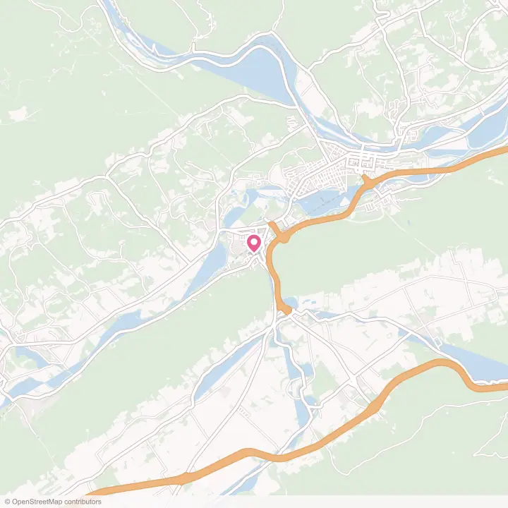 Map of the flower delivery area in Mill Hall, Pennsylvania