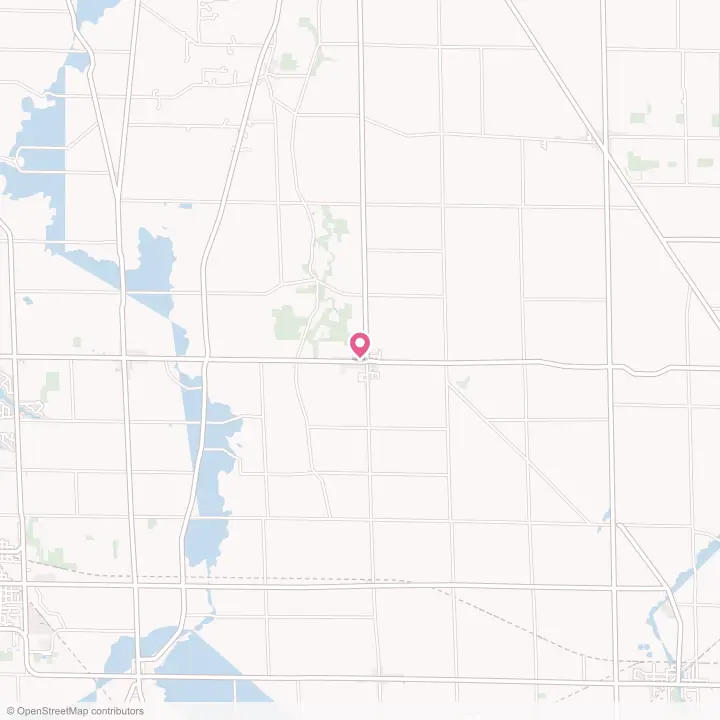 Map of the flower delivery area in North Fairfield, Ohio