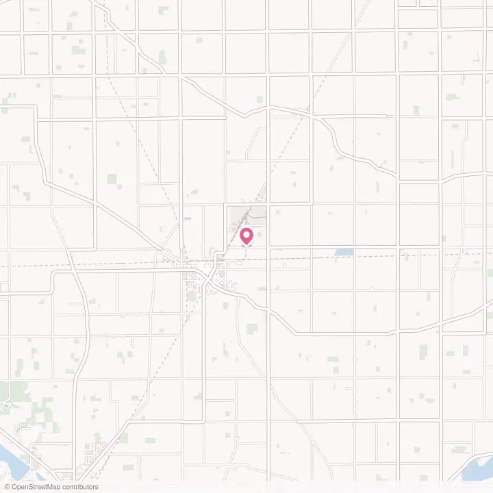 Map of the flower delivery area in Leipsic, Ohio