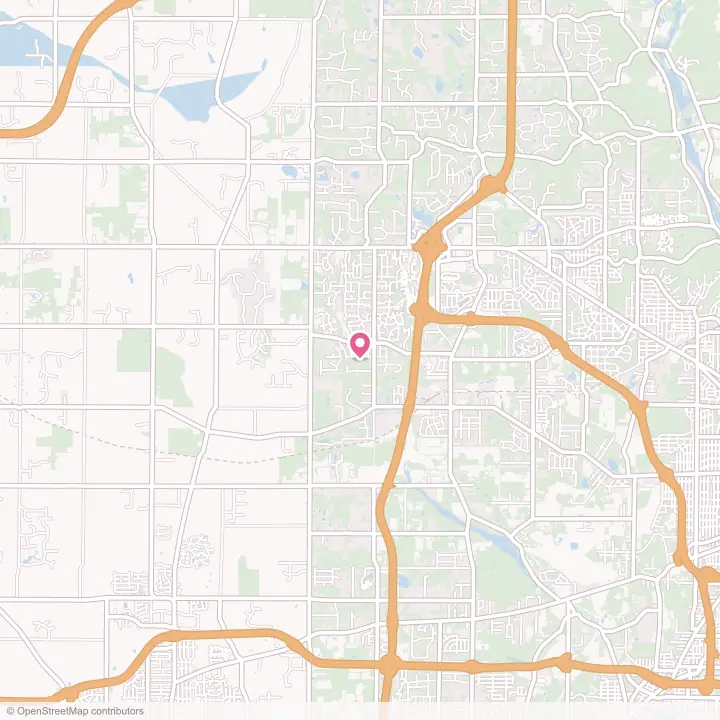 Map of the flower delivery area in Pigeon Creek, Ohio