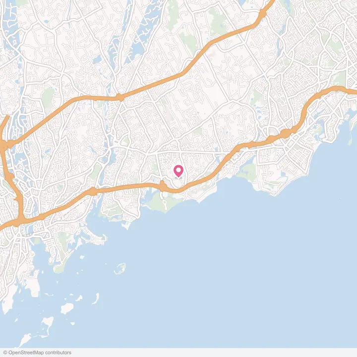 Map of the flower delivery area in Greens Farms, Connecticut