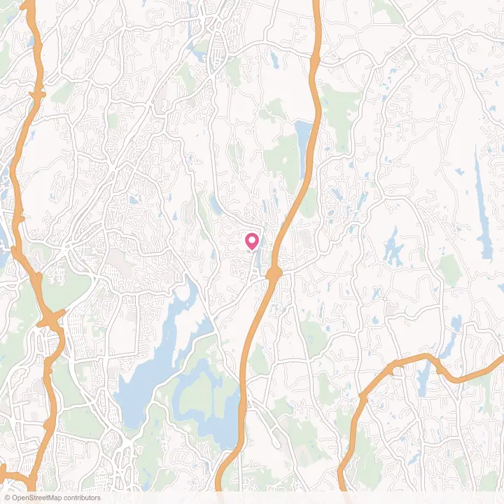 Map of the flower delivery area in Armonk, New York