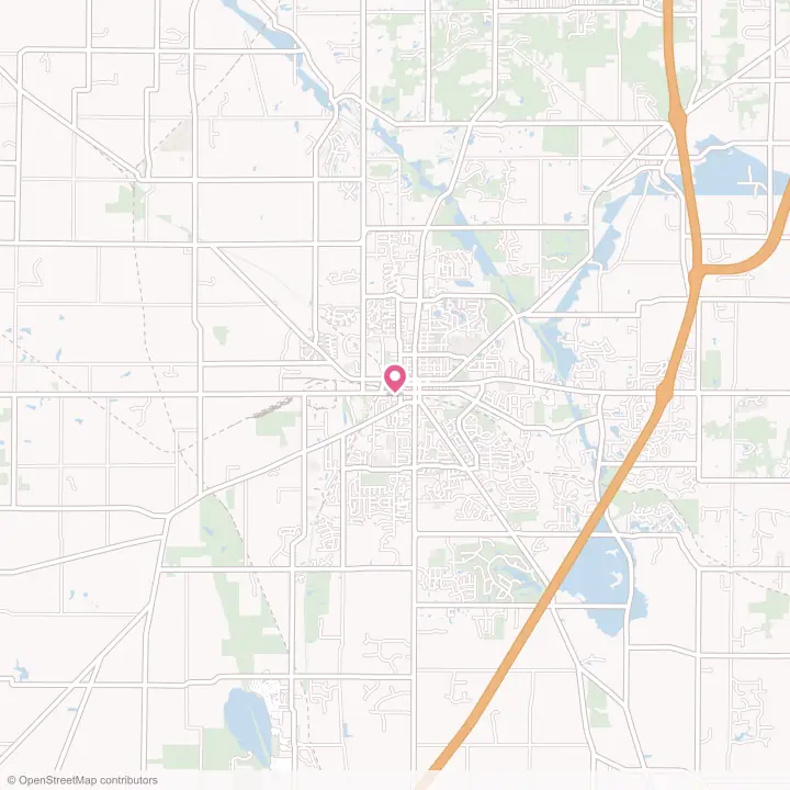 Map of the flower delivery area in Medina, Ohio