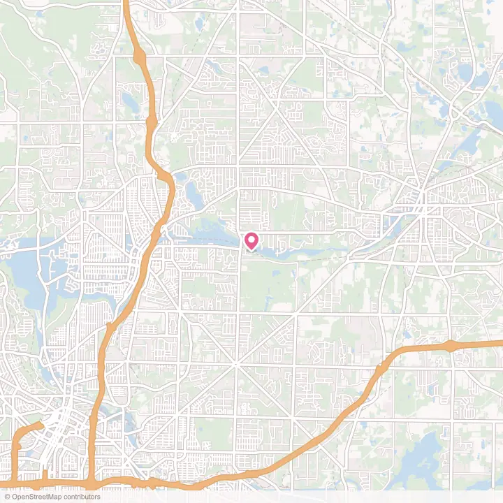 Map of the flower delivery area in Munroe Falls, Ohio
