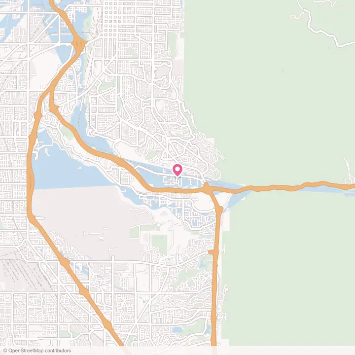 Map of the flower delivery area in Uintah, Utah