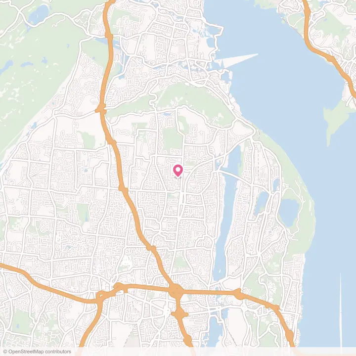 Map of the flower delivery area in New City, New York