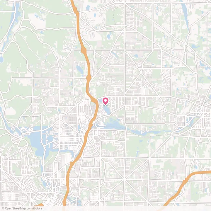 Map of the flower delivery area in Silver Lake, Ohio