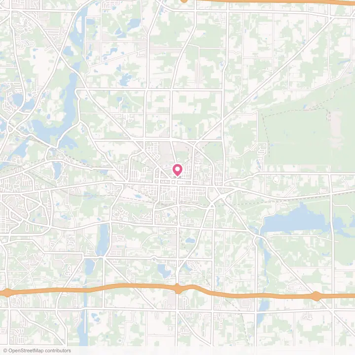 Map of the flower delivery area in Ravenna, Ohio