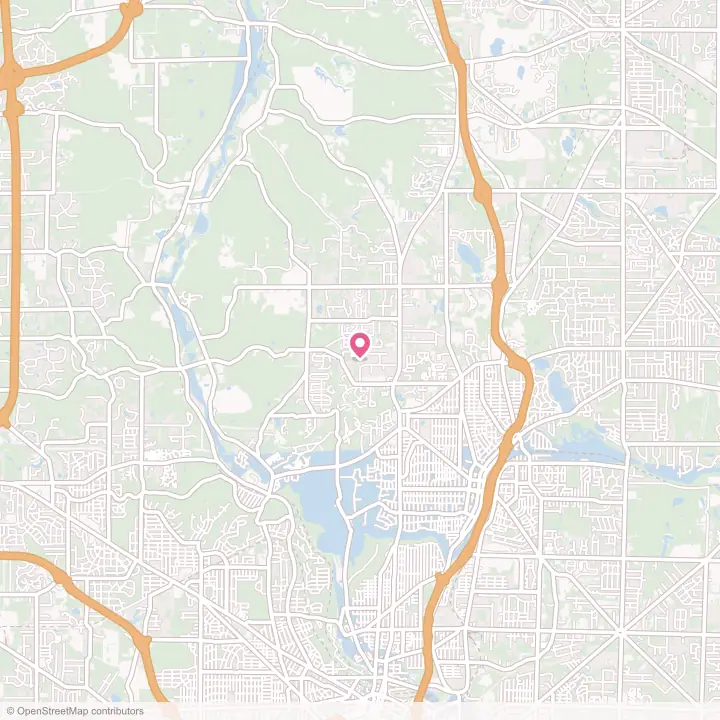 Map of the flower delivery area in Cuyahoga Falls, Ohio